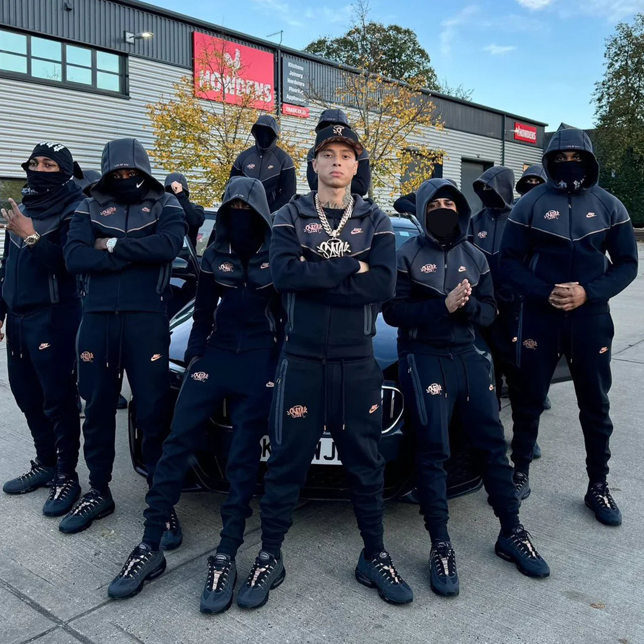 NK x Syna Tech Tracksuit - Black / Bronze