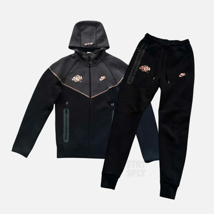 NK x Syna Tech Tracksuit - Black / Bronze